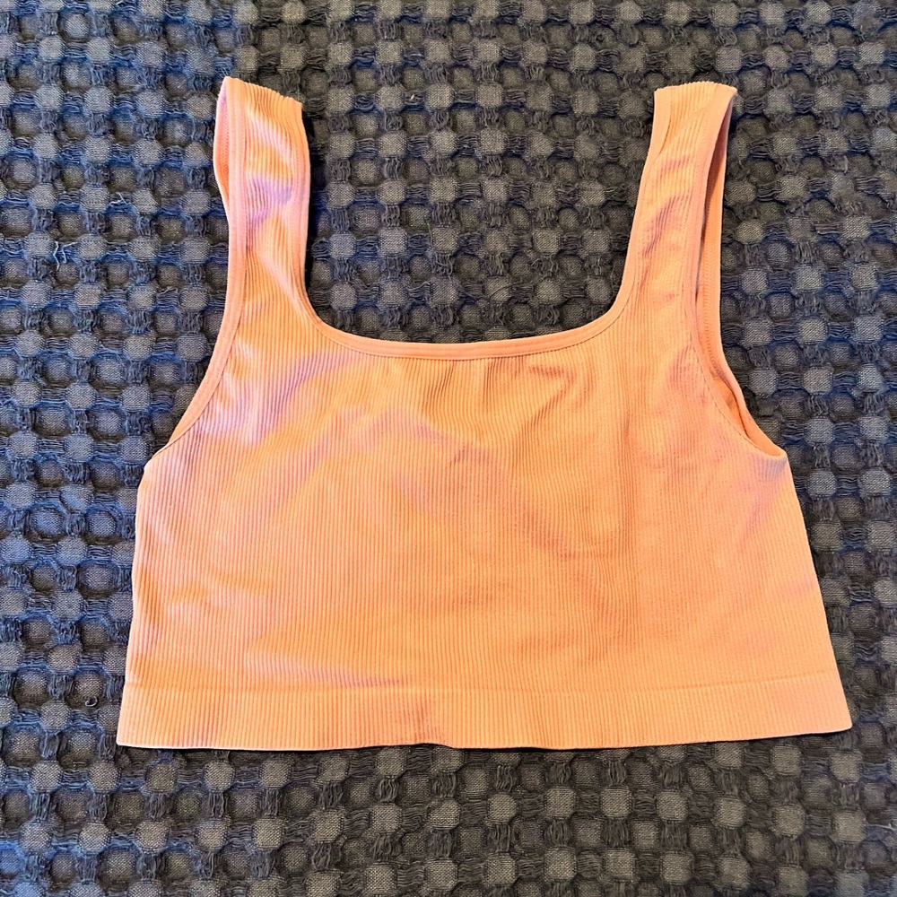 Pink bralette fits like XS, brand unknown